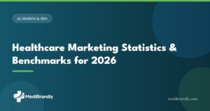 MediBrandly healthcare marketing statistics and benchmarks for 2026